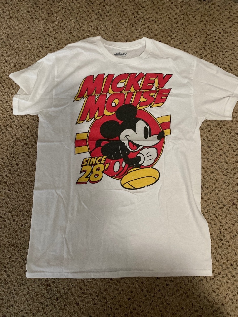 Disney Mickey Mouse "Since 28" graphic t-shirt